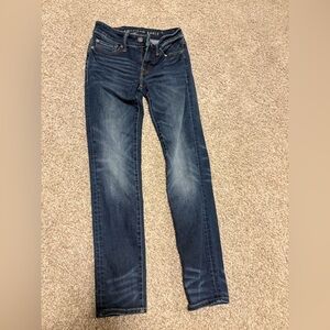 American Eagle Medium Wash Skinny Jeans